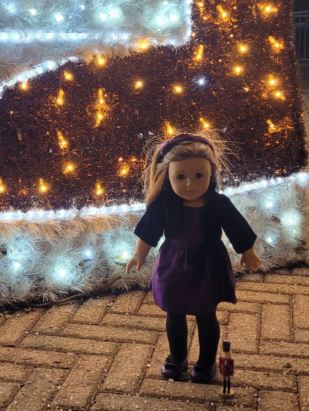 American Girl Purple Party Outfit and Holiday Accessory Set, Doll Not Included